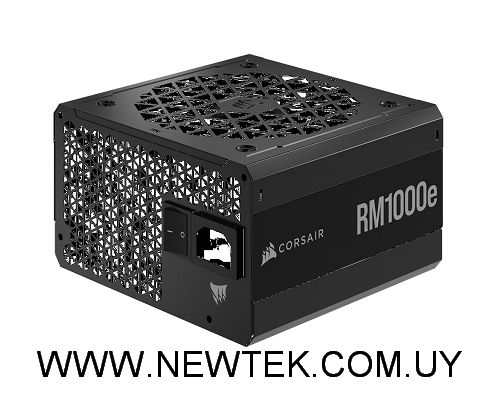 Fuente de Poder Corsair RM1000e 1000W ATX 3.0 Plus Gold Full Modular