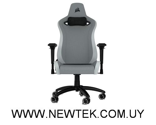 Silla Gaming Corsair TC-200 FABRIC Gris blanco