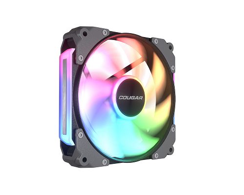 Kit de 3 Fanes Cougar Apolar 120 RGB Negro