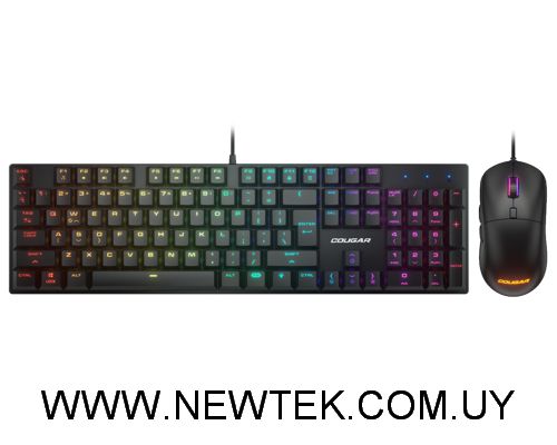 Combo De Teclado y Mouse Cougar Combat RGB