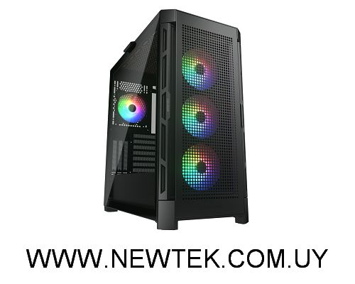 Gabinete Cougar Duoface Pro RGB Blanco y Negro