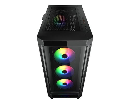 Gabinete Cougar Duoface Pro RGB Blanco y Negro