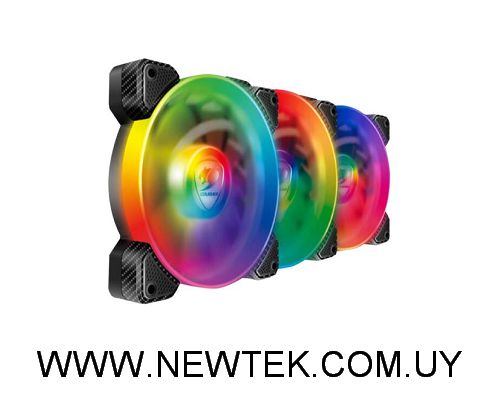 Kit de 3 Fanes Cougar Vortex SPB 120 RGB