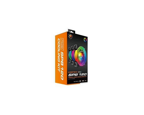 Kit de 3 Fanes Cougar Vortex SPB 120 RGB