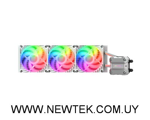 Disipador Fan CPU Cooler Cougar Poseidon Ultra 360 ARGB Blanco