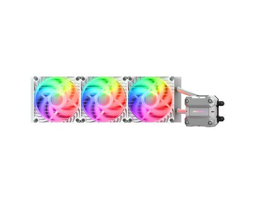Disipador Fan CPU Cooler Cougar Poseidon Ultra 360 ARGB Blanco