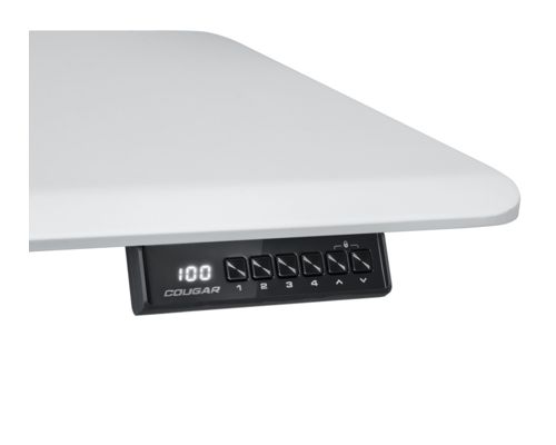 Escritorio Cougar Royal Mossa 120 Negro y Blanco