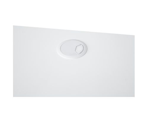 Escritorio Cougar Royal Mossa 120 Negro y Blanco