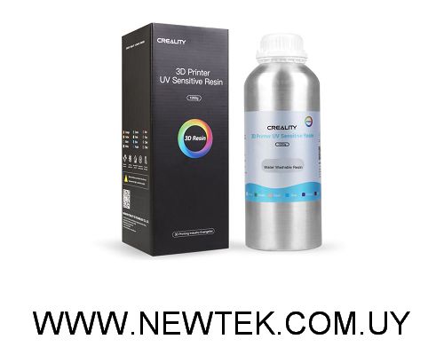 Resina Creality Lavable en Agua Standard en Botella de Aluminio 500g