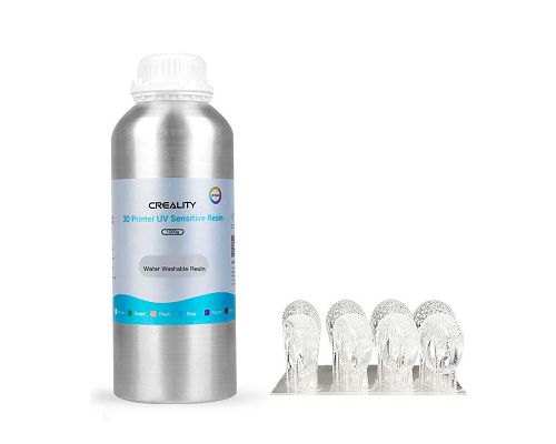 Resina Creality Lavable en Agua Standard en Botella de Aluminio 500g
