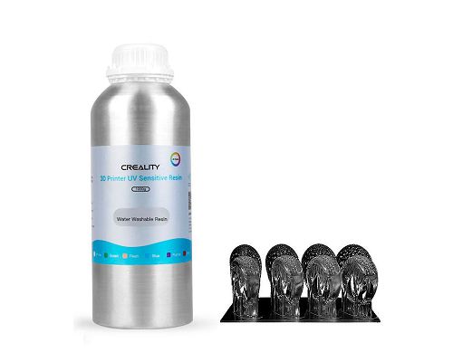 Resina Creality Lavable en Agua Standard en Botella de Aluminio 500g
