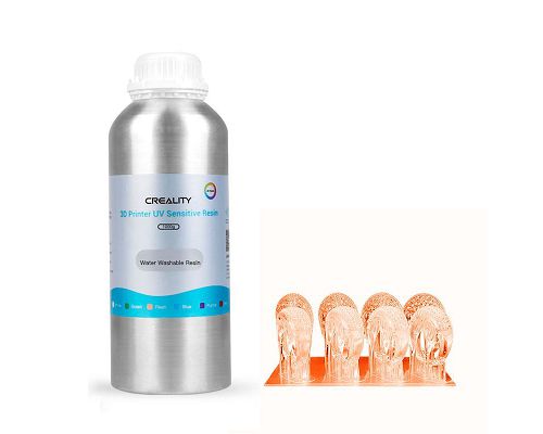 Resina Creality Lavable en Agua Standard en Botella de Aluminio 500g