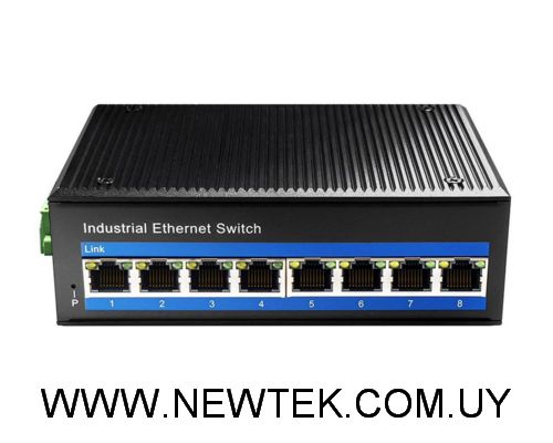 Switch Cudy IF1008 Industrial 8 Puertos 10/100