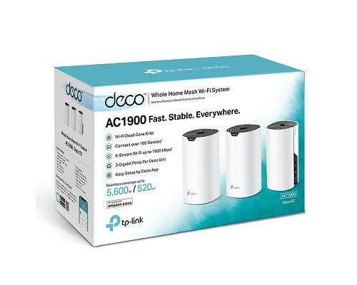 Access Point Tp-Link DECO S7 AC1900 3 MESH DualBand 2.4GHz 600Mbps 5GHz 1300Mbps