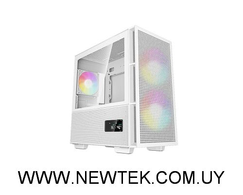 Gabinete Deepcool CH360 Digital Blanco 2 Fans Frontales y 1 traseros ARGB