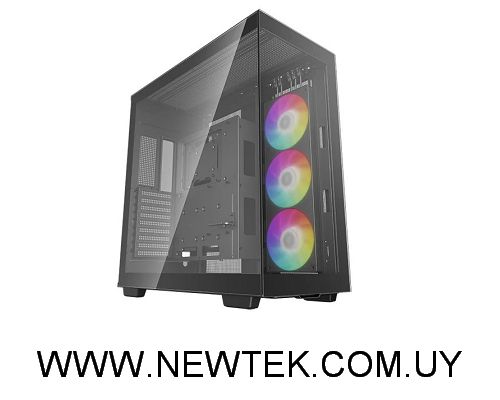 Gabinete Deepcool CH780 Blanco o Negro + Ventilador Lado 420 mm ARGB