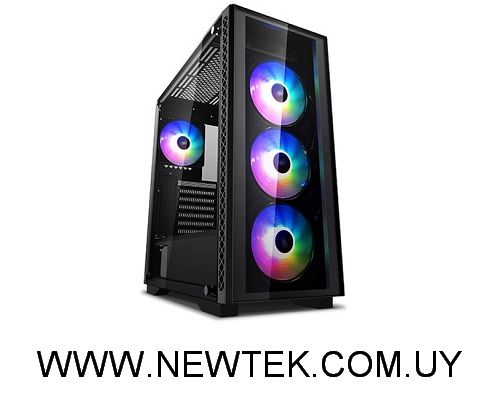 Gabinete Deepcool Matrexx 50 ADD-RGB 4F Negro 3 Fans Frontales y 1 trasero ARGB