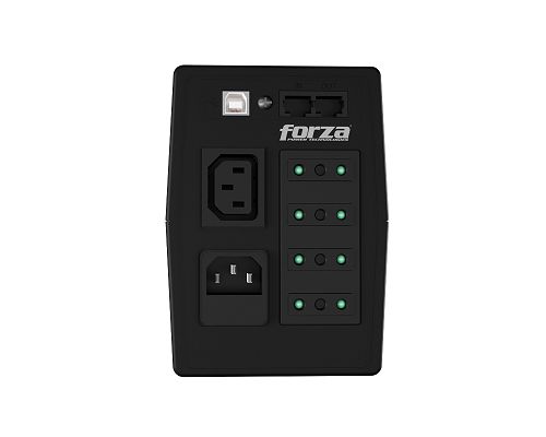 Forza UPS SL-612UL-C 600VA 360W Regulador de Voltaje AVR 4 Salidas