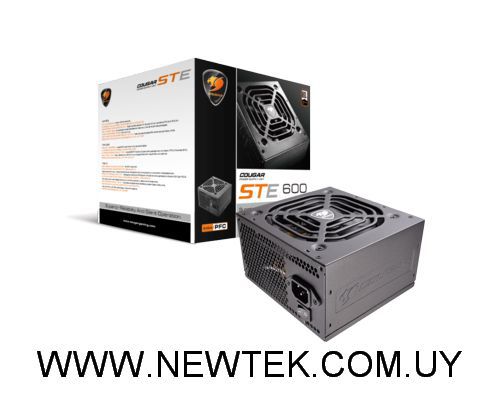 Fuente de Poder Cougar STE 650 80 PLUS 650W REALES FAN 120mm