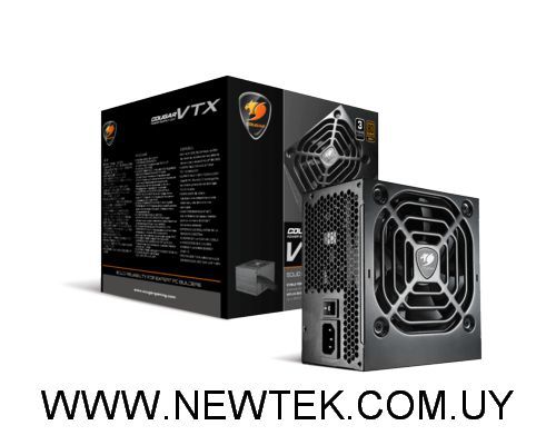 Fuente de Poder Cougar VTX 700 80 PLUS BRONZE 700W REALES FAN 120mm ATX