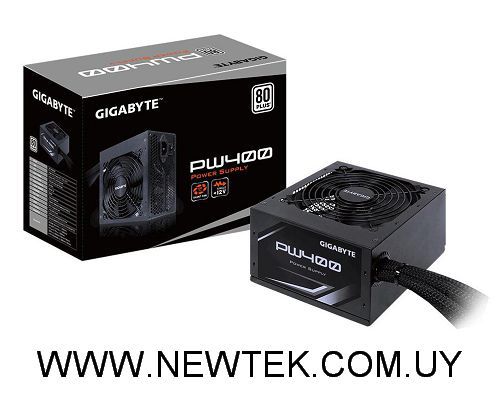 Fuente de Poder GIGABYTE PW400 POWER SUPPLY 80 PLUS 400W REALES PCI-e ATX