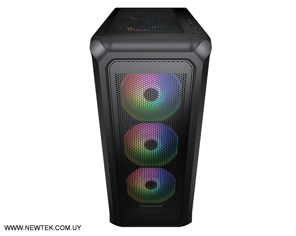 Gabinete Cougar ARCHON 2 Mesh RGB Gaming Ventana Lateral + 3 Fanes ARGB USB 3.0