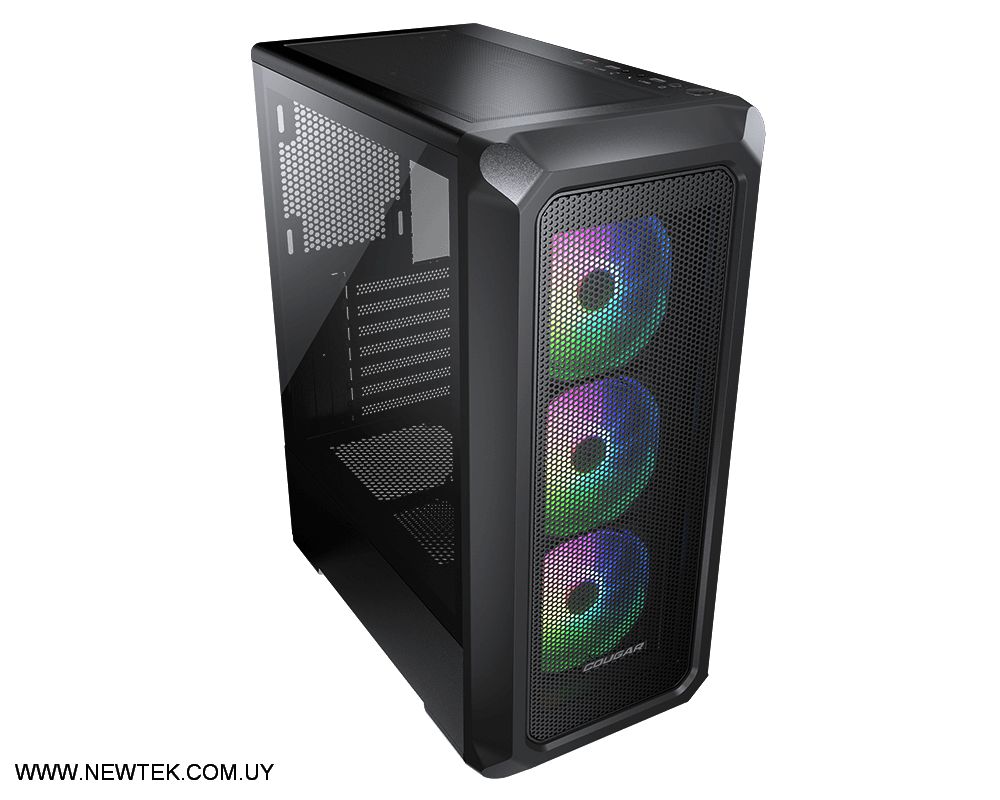 Gabinete Cougar ARCHON 2 Mesh RGB Gaming Ventana Lateral + 3 Fanes ARGB USB 3.0