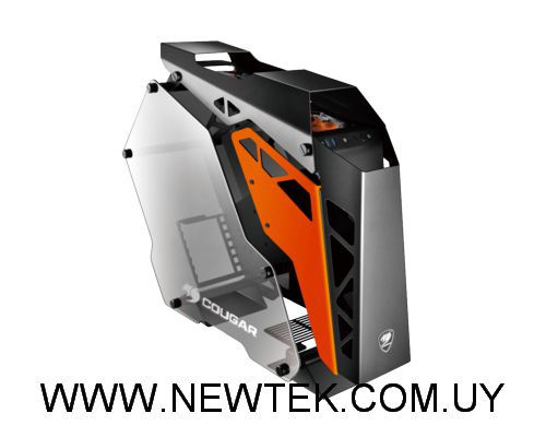 Gabinete Cougar CONQUER DNA Gaming Ventana Lateral Diseño en Aluminio 3 FAN S/F