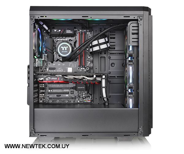 Gabinete Thermaltake V100-W Window ATX Mid-Tower FAN 12mm Gaming Ventana Lateral