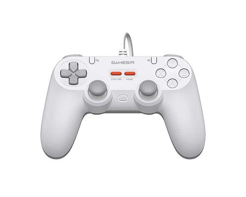 Joystick GameSir T3 Lite para Switch Switch2 Android PC y IOS Gris y Blanco