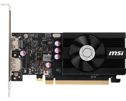 Tarjeta de video MSI Geforce GT 1030 2GD4 LP OC 2Gb DDR4 HDMI DisplayPort