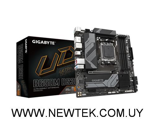 Placa Madre Gigabyte B650M DS3H G13 DDR5 Pcie 4.0 HDMI DisplayPorts