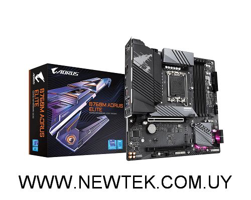 Placa Madre Gygabyte B760M AORUS ELITE DDR5 Pcie 4.0 HDMI Displayport 1700