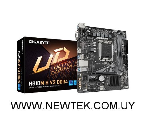 Placa Madre Gigabyte H610M H V3 DDR4 PCI-E 4.0 VGA HDMI 1700