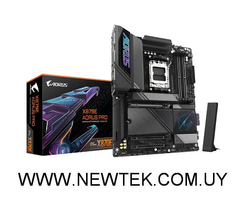 Placa Madre Gigabyte X870E AORUS PRO WIFI7 DDR5 Pcie5.0 HDMI USB-C AM5
