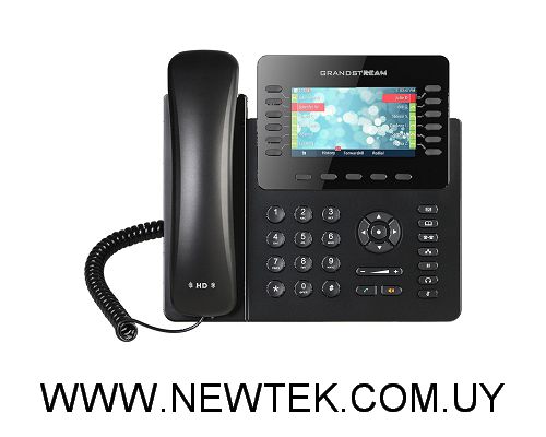 Telefono IP VoIP Grandstream GXP2170 Pantalla 4.3" Bluetooth Gigabit POE 12 Line