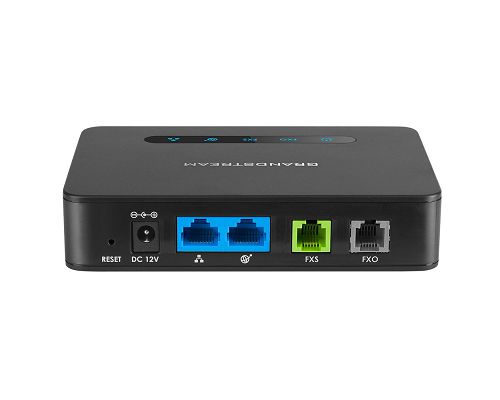 ATA híbrido con puertos FXS FXO Gigabit GrandStream HT813 RJ45 2RJ11
