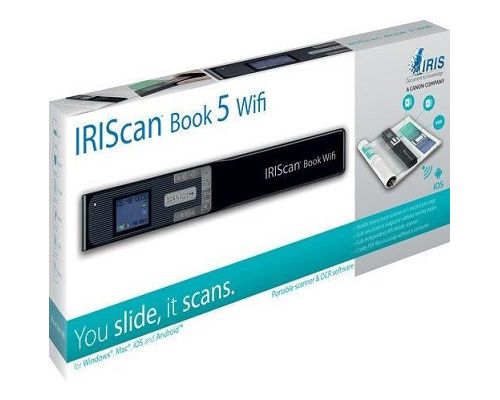 Escaner Portatil IRIS IRIScan Book 5 WiFi Alta Resolucion 1200ppp Hasta 20 ppm