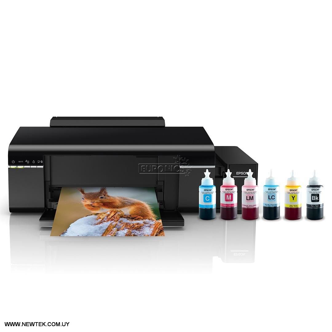 Impresora Chorro de Tinta Epson L805 EcoTank Fotografica Imprime En CD/DVD WIFI