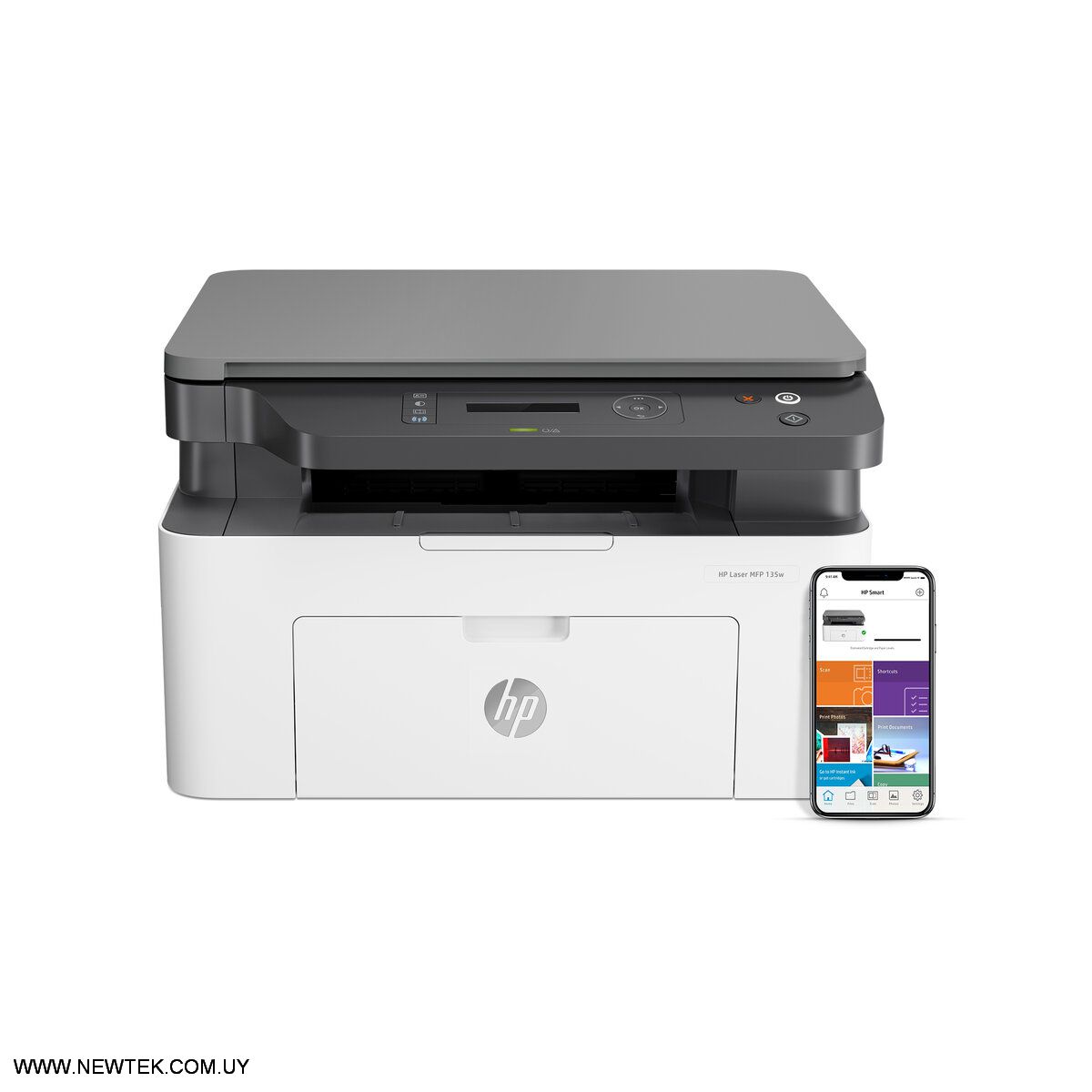 Impresora Laser Monocromática HP 135W (4ZB83A) Multifuncional 20cpm USB WI-FI