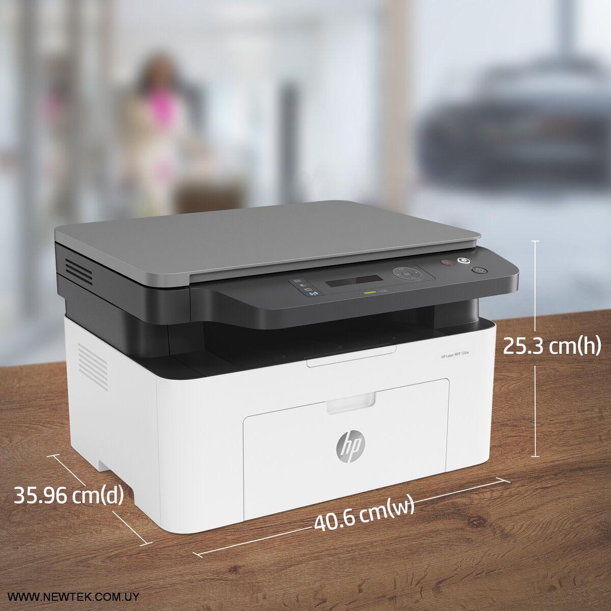 Impresora Laser Monocromática HP 135W (4ZB83A) Multifuncional 20cpm USB WI-FI