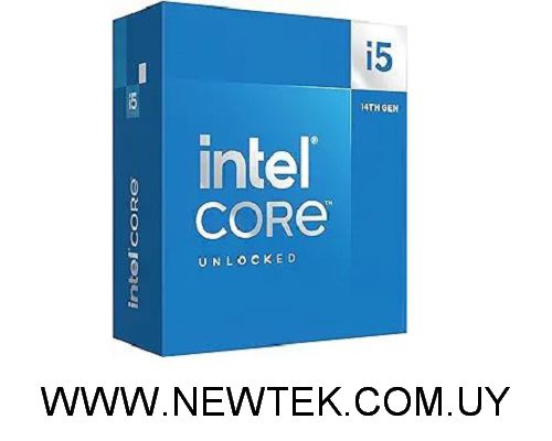 Procesador Intel Core I5 14600K Hasta 5.3 Ghz 14 Nucleos Socket 1700 14va Gen