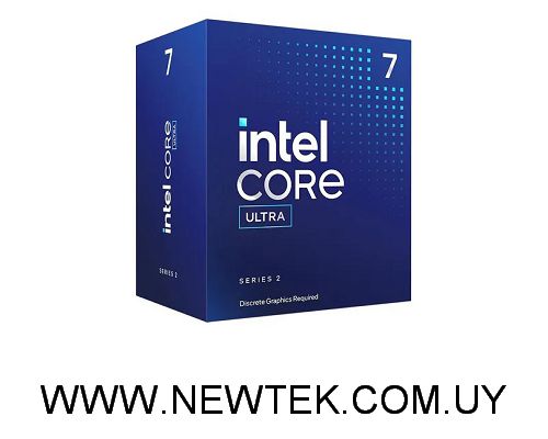 Procesador Intel Core Ultra 7 265F Hasta 5.3Ghz 20 Núcleos Socket 1851