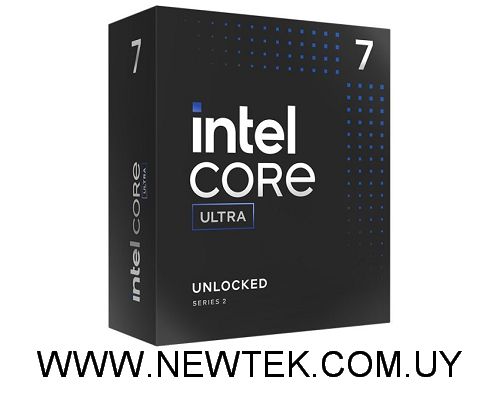 Procesador Intel Core Ultra 7 265k Hasta 5.5 Ghz 20 Nucleos Socket 1851 15va Gen