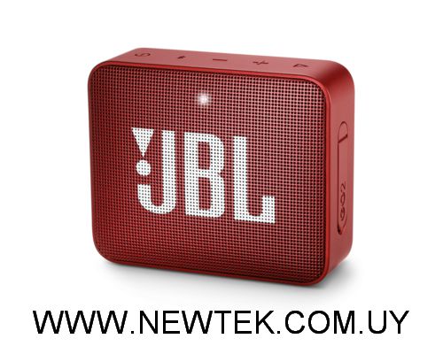 Parlante JBL GO 2 Rojo Rubi Bluetooth Portable Bateria 5hs Resistente al Agua