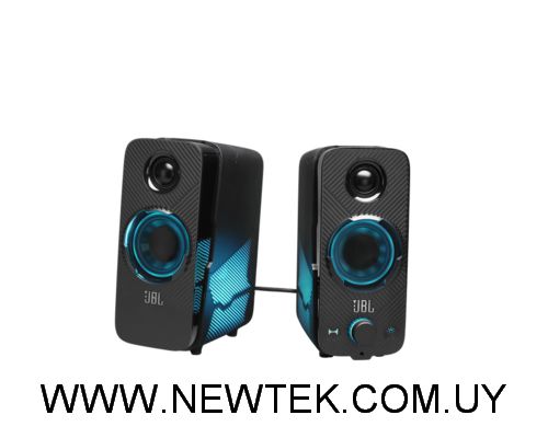 Parlantes JBL Quantum DUO para Gaming con RGB y Sonido Envolvente