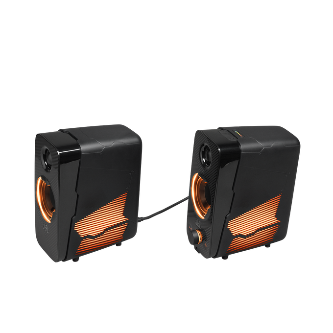 Parlantes JBL Quantum DUO para Gaming con RGB y Sonido Envolvente