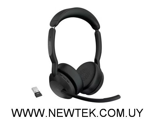 Auriculares con Microfono Jabra Evolve2 55 MS Stereo Link380a