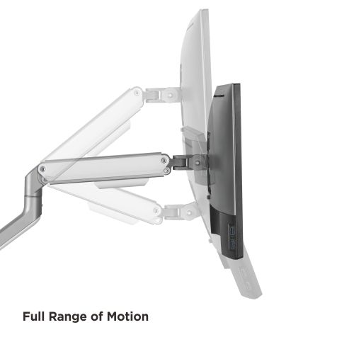 Soporte para Monitor Brateck LDT63-C024 con 2 Brazos Articulados hasta 32" o 9Kg