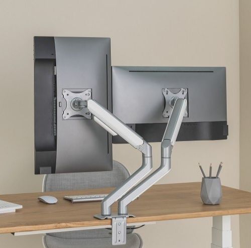 Soporte para Monitor Brateck LDT63-C024 con 2 Brazos Articulados hasta 32" o 9Kg